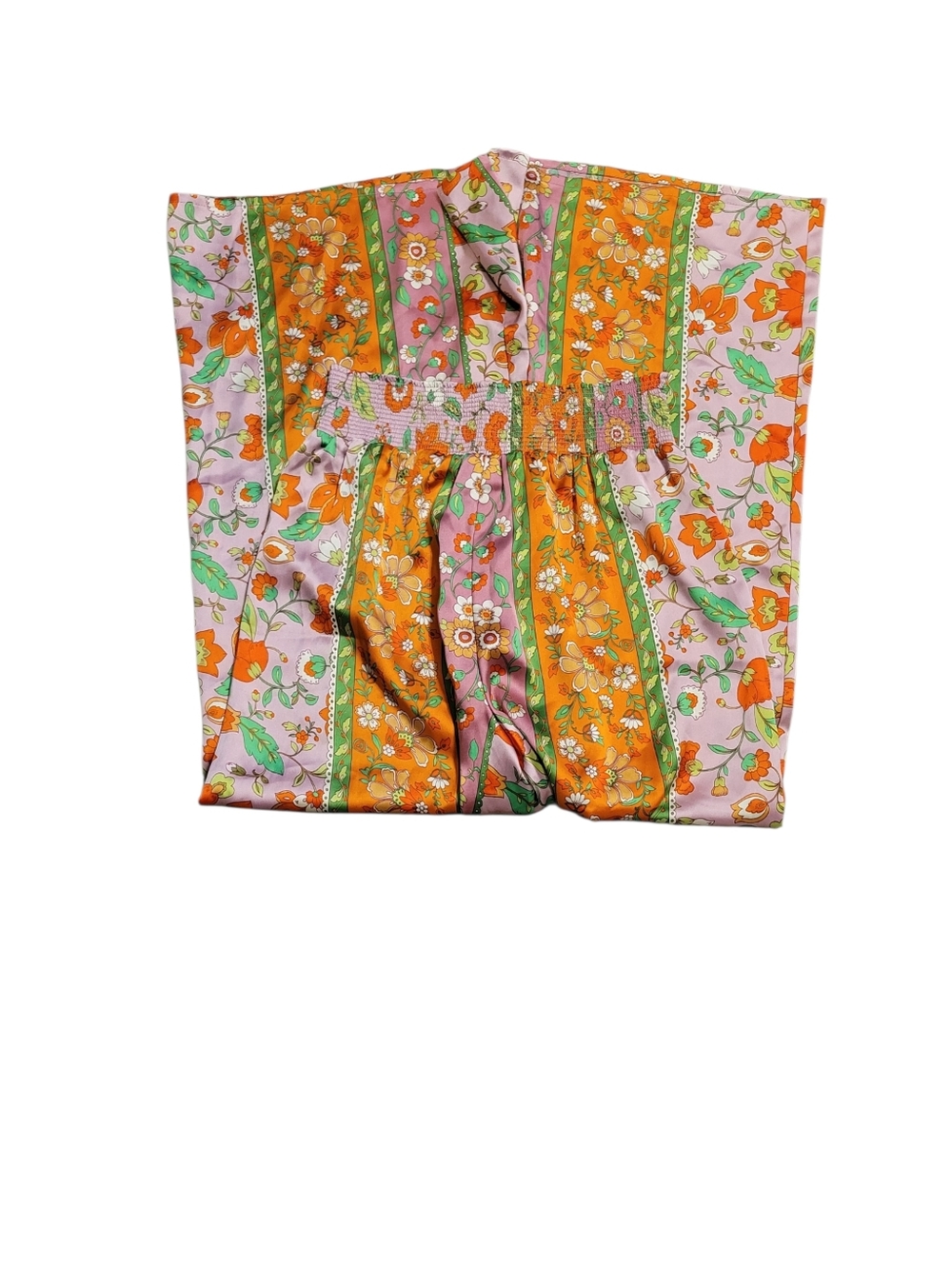 House Of Harlow Wide Leg Floral Boho Pants - Picture 5 of 7